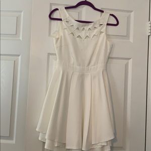 White Graduation Dress